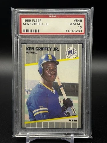 1989 Fleer #548 Ken Griffey Jr. Gem MT PSA 10 Seattle Mariners