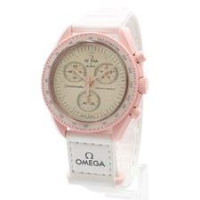Omega Omega Swatch SO33P100 Mission on Venus Speedmaster Chronograph From Japan w0127