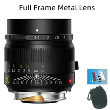TTArtisan 50mm F1.4 Full Frame Large Aperture Lens For Leica M M10 Mount Camera