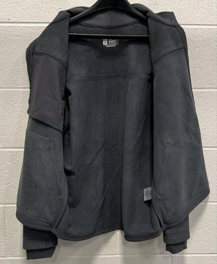 Chaqueta Exfoliante Carhartt Para Hombre Resistente Flex Gris Adhundido Polar Talla Mediana Nueva Foto 2 de 4