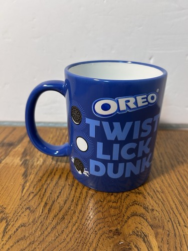 Oreo Cookie Blau Keramik Kaffeebecher Twist Lick Dunk Sammlerstück 2024 - Bild 2 von 8