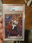 Joe Burrow 2020 Mosaic #201 Rookie Reactive Blue Prizm SP PSA 10 GEM MINT