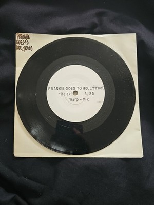Frankie Goes To Hollywood Relax Warp Mix  7'' One Sided White Label - Scarce
