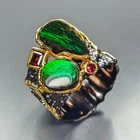 Jewellery 7 ct+ Natural Ammolite Ring 925 Sterling Silver Size 7 /R471080