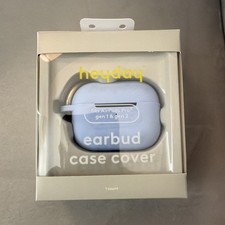 Heyday AirPods Pro Gen 1  2 Earbud Case Cover with Brass Clip- Peri Blue