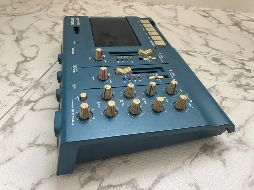 TASCAM PORTA 02 Ministudio Cassette Multitrack Recorder Tested Works Japan Used - Image 4 of 4