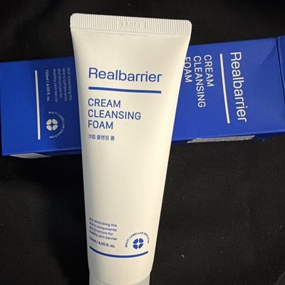 Real Barrier Cream Cleansing Foam 120ml/4.5 oz Gentle Face Wash Exp. 12/2027 Nib