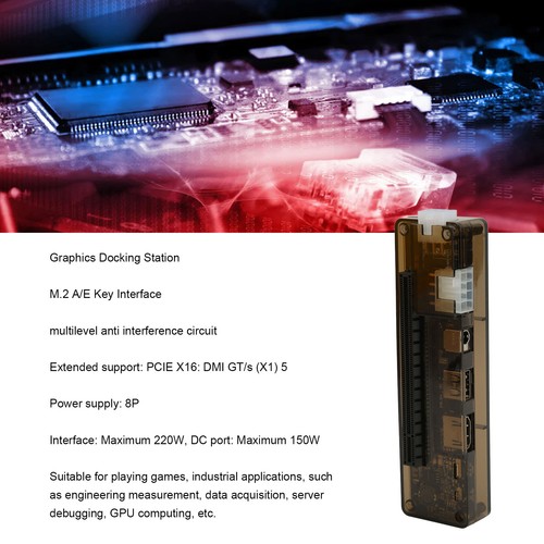 Graphics Docking Station M.2 A/E Key Interface Exp Gdc External Laptop Doc AM - Afbeelding 11 van 23