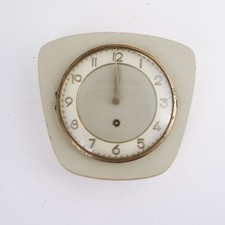 Wanduhr Küchenuhr - Vintage - Handaufzug - mechanisches Uhrwerk - 70er Stil