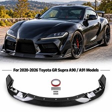 Carbon Fiber Ag Style Abs Front Bumper Lip For Toyota Gr Supra A90 A91 2020-2026
