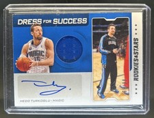 2019-20 Chronicles Hedo Turkoglu Dress for Success Jersey Auto #/99 Magic