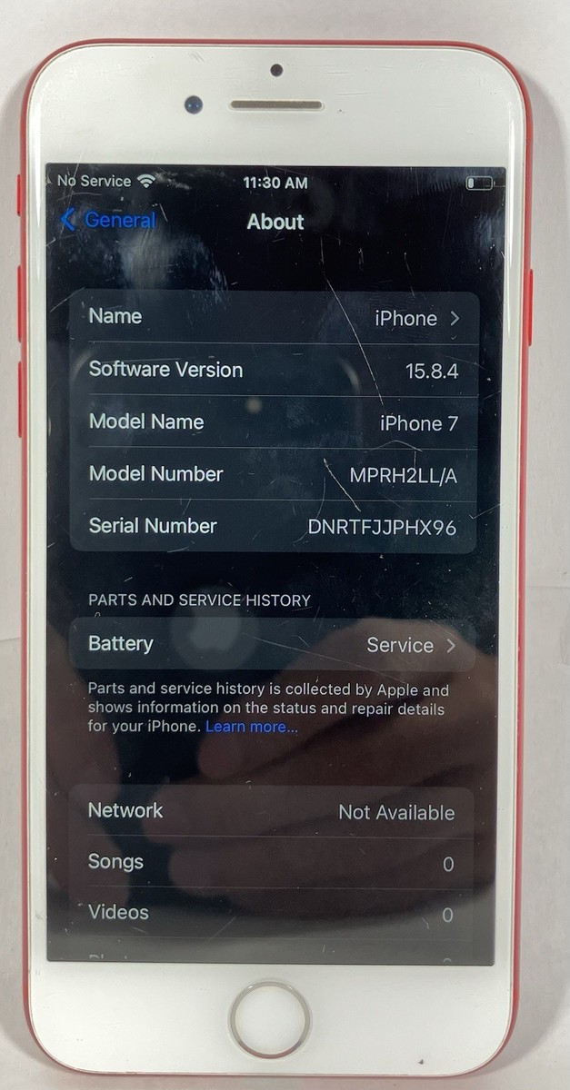 Apple iPhone 7 - 128 GB - (PRODUCT)RED (Unlocked) for sale