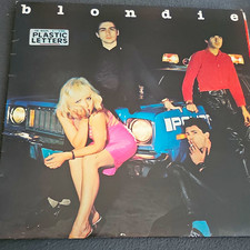 Blondie Plastic Letters 1978 Chrysalis CHR 1166 12" Black Vinyl LP 33RPM