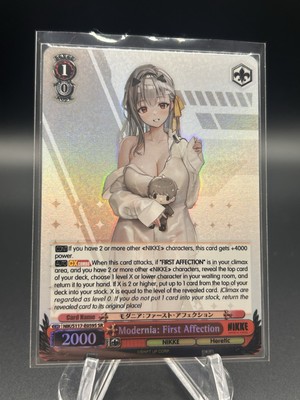 Weiss Schwarz NIK/S117-059S Modernia: First Affection SR Goddess Of Victor NIKKE