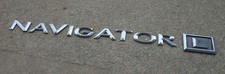 Lincoln Navigator L Emblem Letters Badge Decal Logo Oem Genuine Original Stock