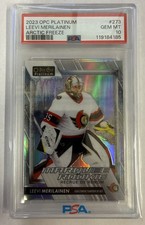 23-24 O-Pee-Chee Platinum Marquee Rookies Leevi Merilainen Arctic /99 PSA 10 💎