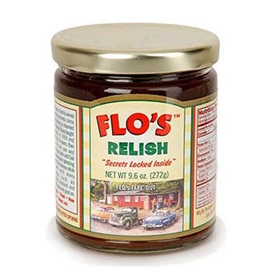 FloS Hot Dog Relish  Original Homemade Secret Recipe  Two 9.6 Ounce Jars