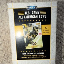 2009 U.S. Army All-American Bowl Football Cards over 25 cards and 1 Autograph