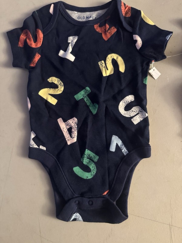 Old Navy Baby Boy / Unisex 3-Pack Bodysuit Mix - Yellow & Stripes