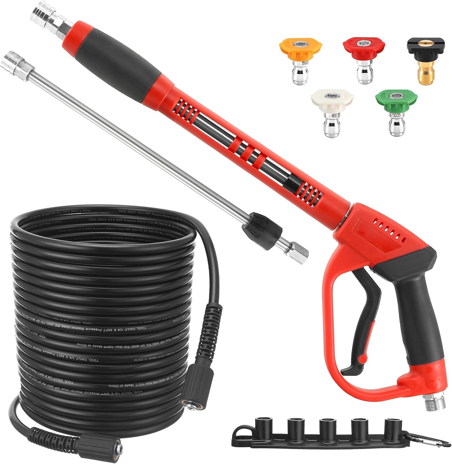 Pressure Washer Gun and Hose Kit 50ft