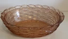 Large Wright/Fenton Pink Depression Glass Hen On Nest Nest Only