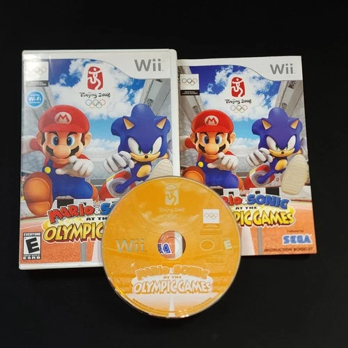 Mario & Sonic at the Olympic Games (Nintendo Wii, 2007) CIB Complete w/ Manual