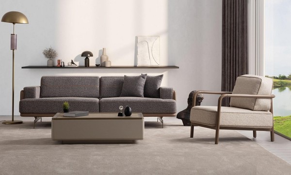 Wohnzimmer Sofa Set Designer Couch Garnitur Polster 3-Sitzer Sessel-image