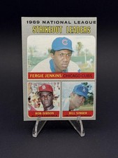 1970 Topps #65 1969 NL Home Run Leaders (McCovey/Aaron/May)