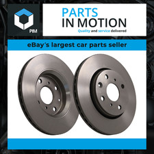 2x Brake Discs Pair Vented fits CITROEN C1 1.0 Front 05 to 21 247mm Set Quality