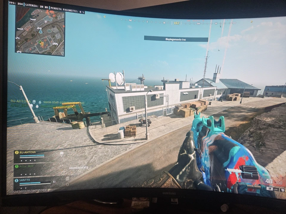 Samsung Odyssey C32G53TQBU 32" 144Hz WQHD 2k VA LED Gaming Monitor Curvo - Immagine 2 di 4