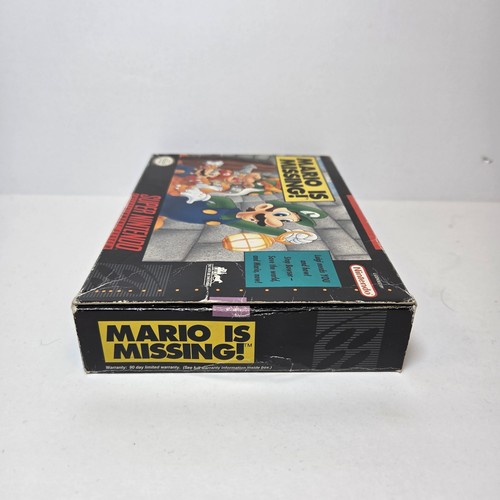 Super Nintendo Mario is Missing Complete in Box CIB - Manual & Insert - Picture 6 of 12