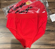 New Capezio Dance/Cheer Brief, Red, Girls Large