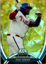 2013 Bowman Platinum #17 Ryan Howard Gold