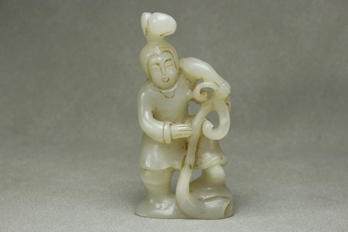 白玉中国风雕像、雕像| eBay