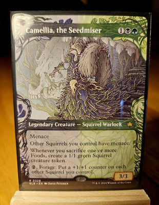 Magic The Gathering- 100 card commander deck- Camellia the Seedmiser- Squirrels!