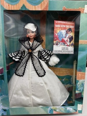 1994 Gone With the Wind White Shopping Spree Dress Barbie as Scarlett O'Hara