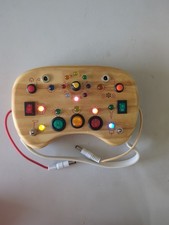 Montessori Toddler Busy Board Sensory Toys for Toddlers Wooden Used