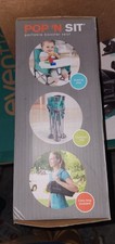 Summer Pop N' Sit Portable Booster Seat, Indoor/Outdoor Use, Foldable,Teal