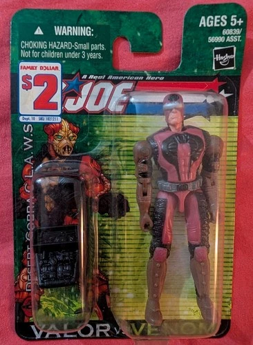 GI Joe Valor vs Venom Desert Cobra C.L.A.W.S. 2004 MOC Dollar Store VvV Claws
