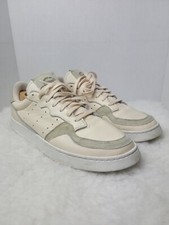 adidas gazelle silver green womens ADIDAS Size 10 White Leather Chunky Heel Sneakers – Sui Generis Designer  Consignment main image 0