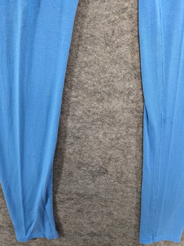 Boohoo Pajama Pants Women 10 Blue Jersey Knit White Elastic Waist Tapered Spots - Bild 5 von 17