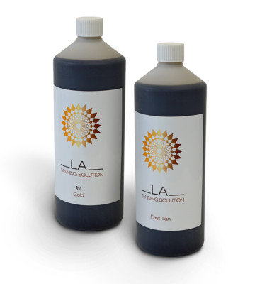 LA Tan Spray Bräunungslösung/Flüssigkeit ~ 2 x Liter ~ preisgekrönte vegane Bräune