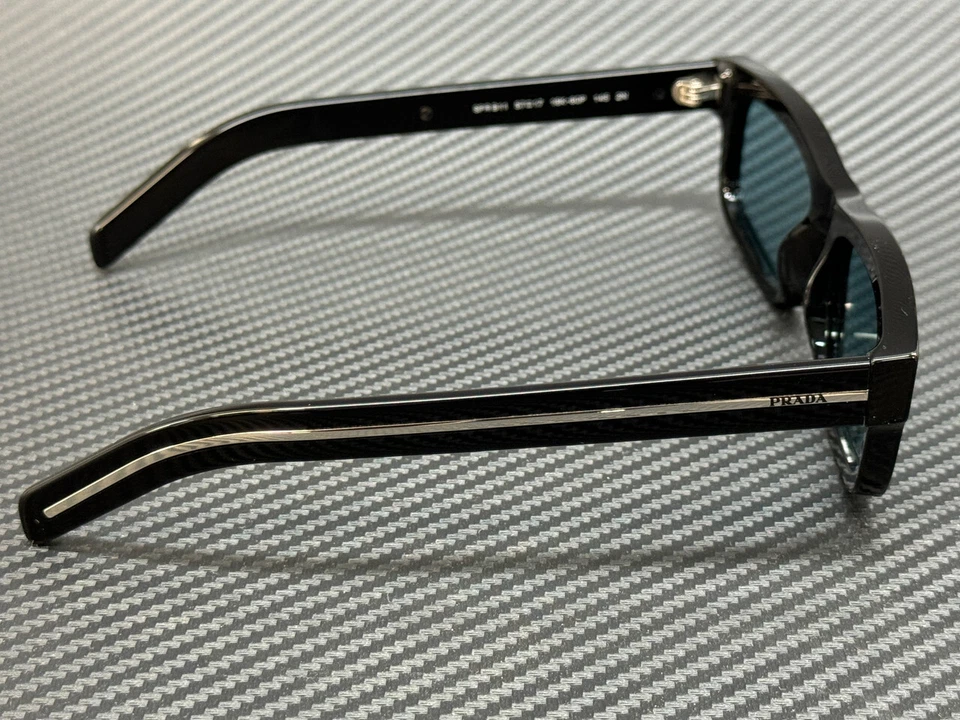 Gafas de sol para hombre PRADA PR B11S 16K60P negras azules 57 mm Foto 4 de 4