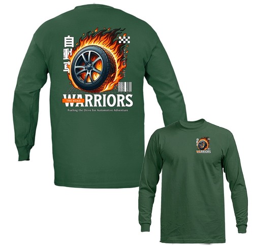 The Road Warriors Imported Tuned Custom JDM Sports Car Graphic Long Sleeve - Picture 6 of 14