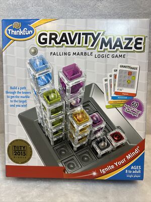 Thinkfun GRAVITY MAZE Falling Marble Logic Game - Toy Of The Year 2015 - Ages 8+