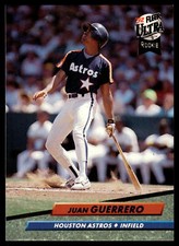 1992 Ultra #490 Juan Guerrero   Rookie Houston Astros