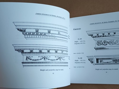 Ackroyd (1902) Architectural Sheet Metal Work CATALOG Ornamental Building Sample - Picture 10 of 24