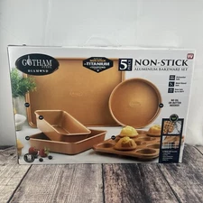 Bakeware set Gotham steel five piece nonstick aluminum bakeware set