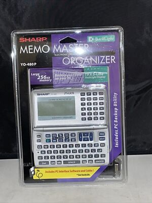 VINTAGE SHARP MEMO MASTER ELECTRONIC ORGANIZER YO-480P New