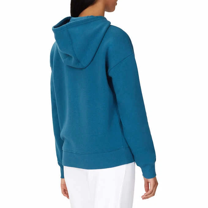 Sudadera con capucha pulóver de lana para mujer Fila azul coral XL 16-18 puños y cintura acanalados Foto 2 de 4
